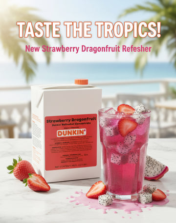 Strawberry Dragonfruit Dunkin' Refresher Concentrate!