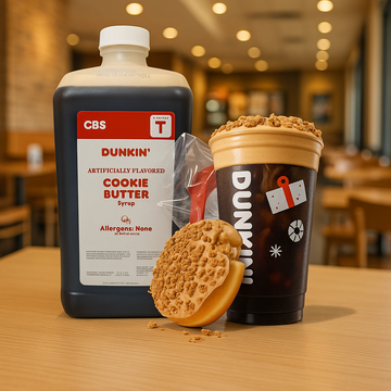 Dunkin Swirl Cookie Butter Syrup64 Oz with pump