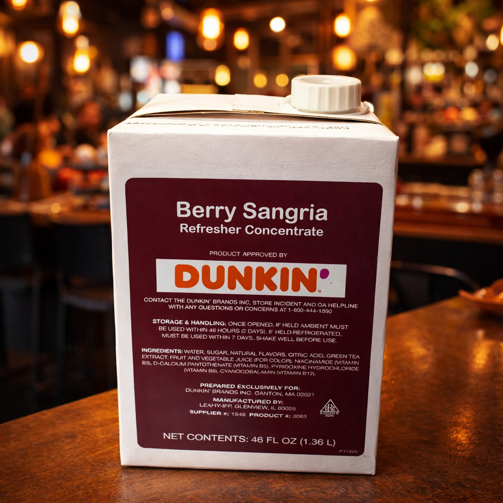 🍓 Berry Sangria Dunkin' Refresher Concentrate